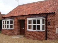 We built these bay windows on an existing house in Norfolk